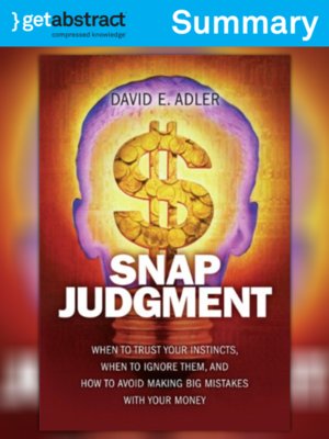 cover image of Snap Judgment (Summary)
